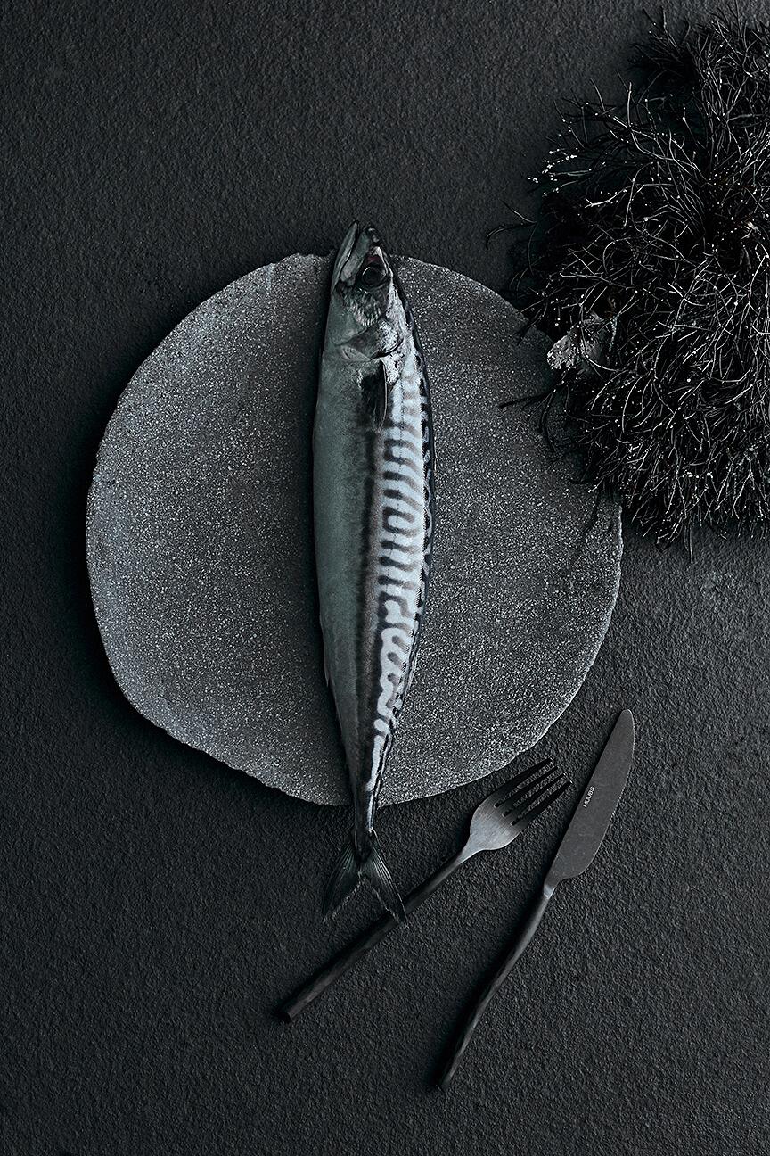 Cutlery Uta - Silk Matt Black - 16 pcs.