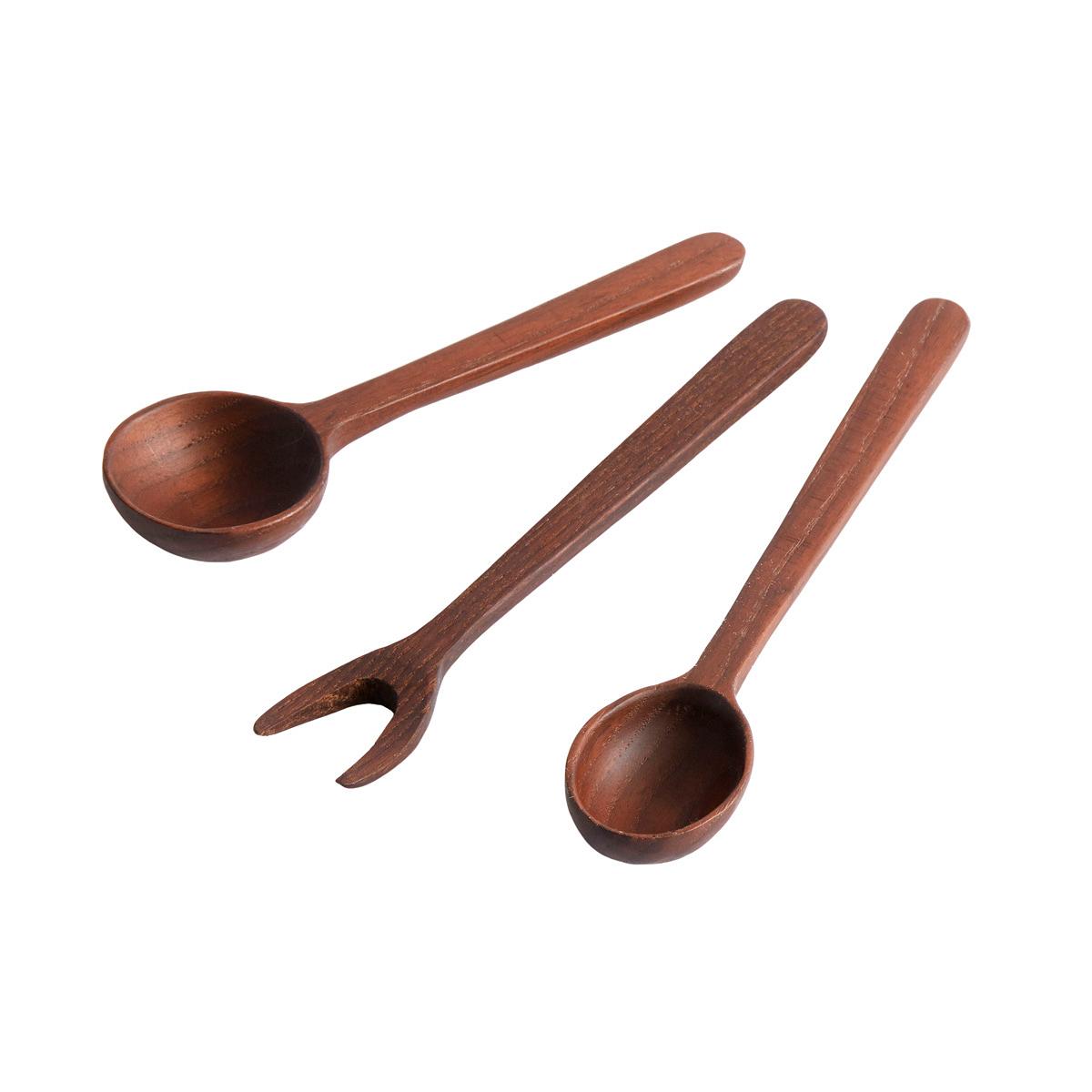 Tapas set 3-pcs. Yami - Brown