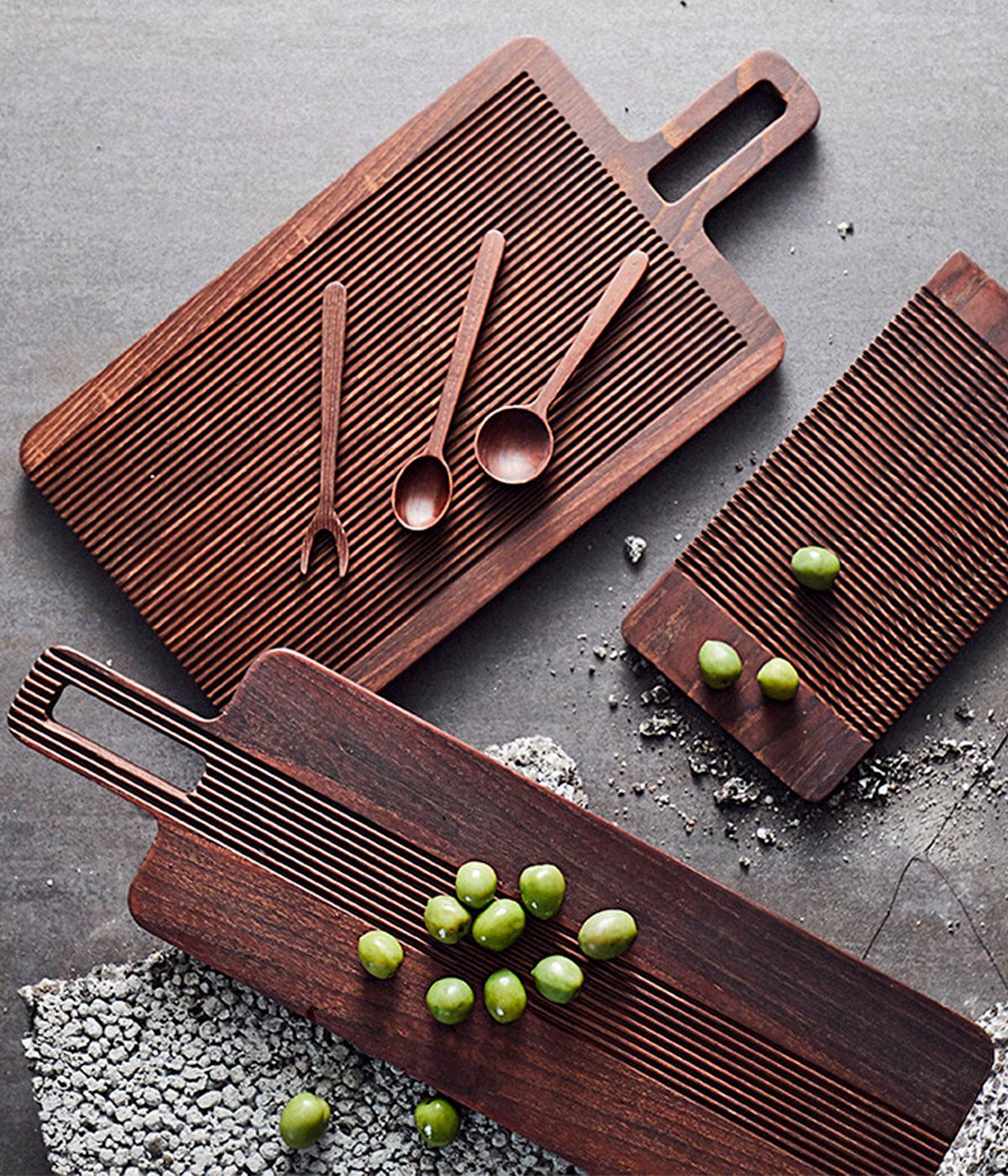 Tapas set 3-pcs. Yami - Brown