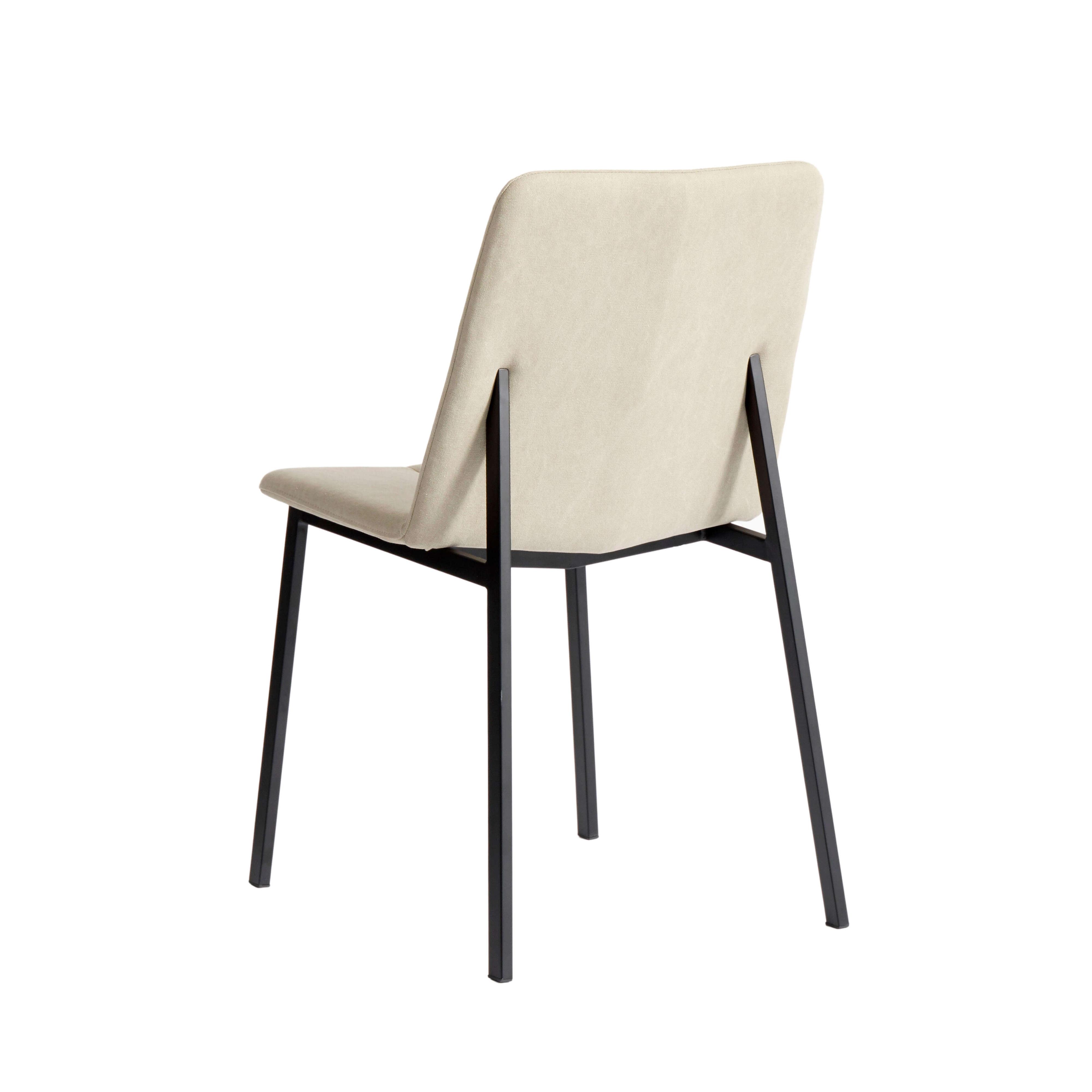 Dining chair Chamfer - Desert/Black