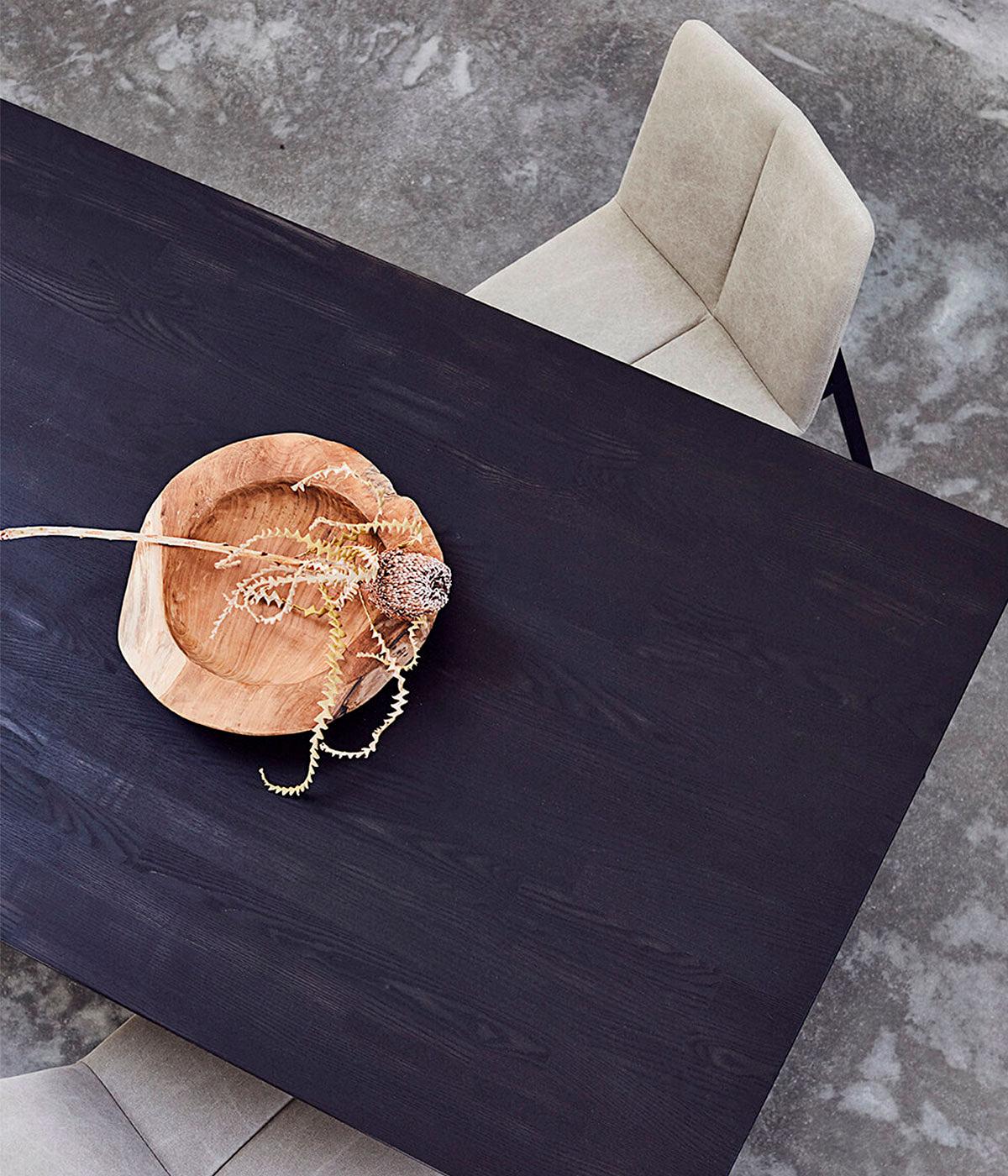 Dining chair Chamfer - Desert/Black