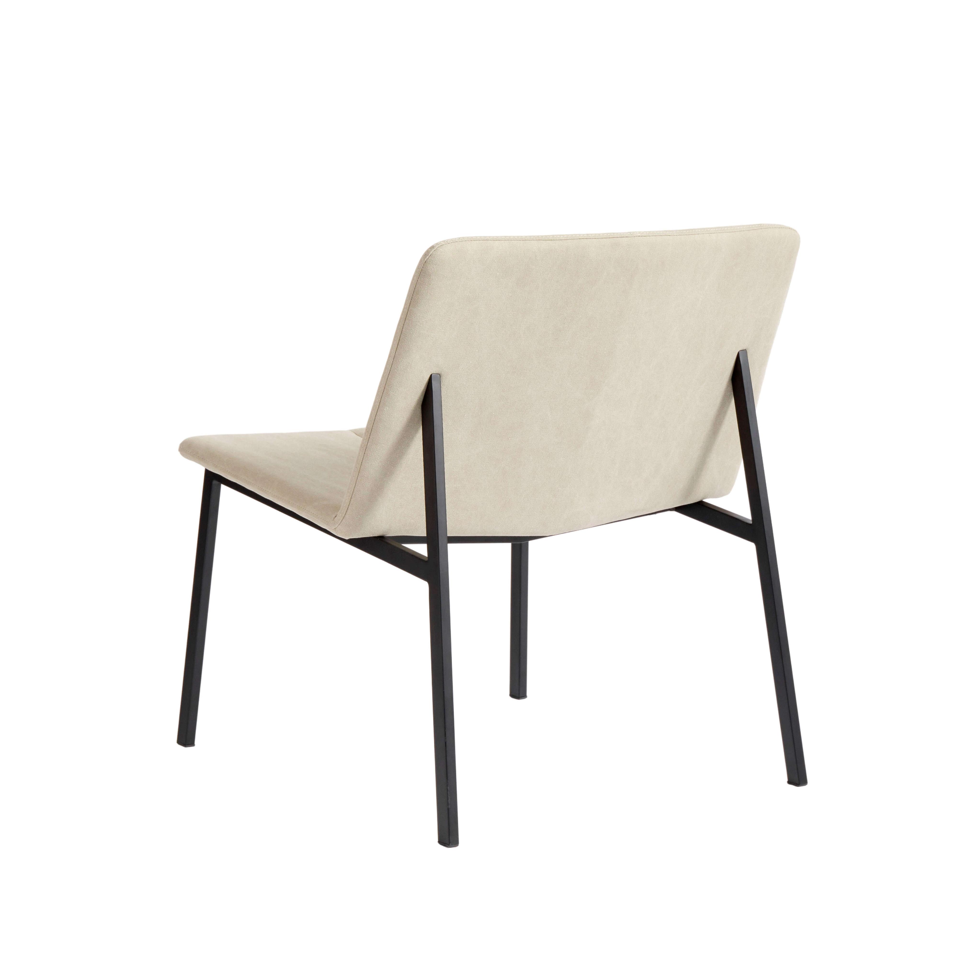 Lounge chair Chamfer - Desert/Black