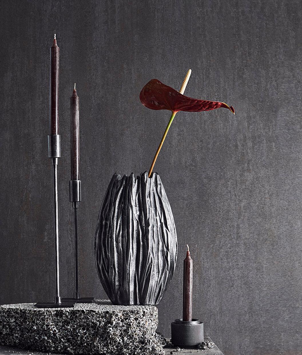 Tealight holder Moment - Grey