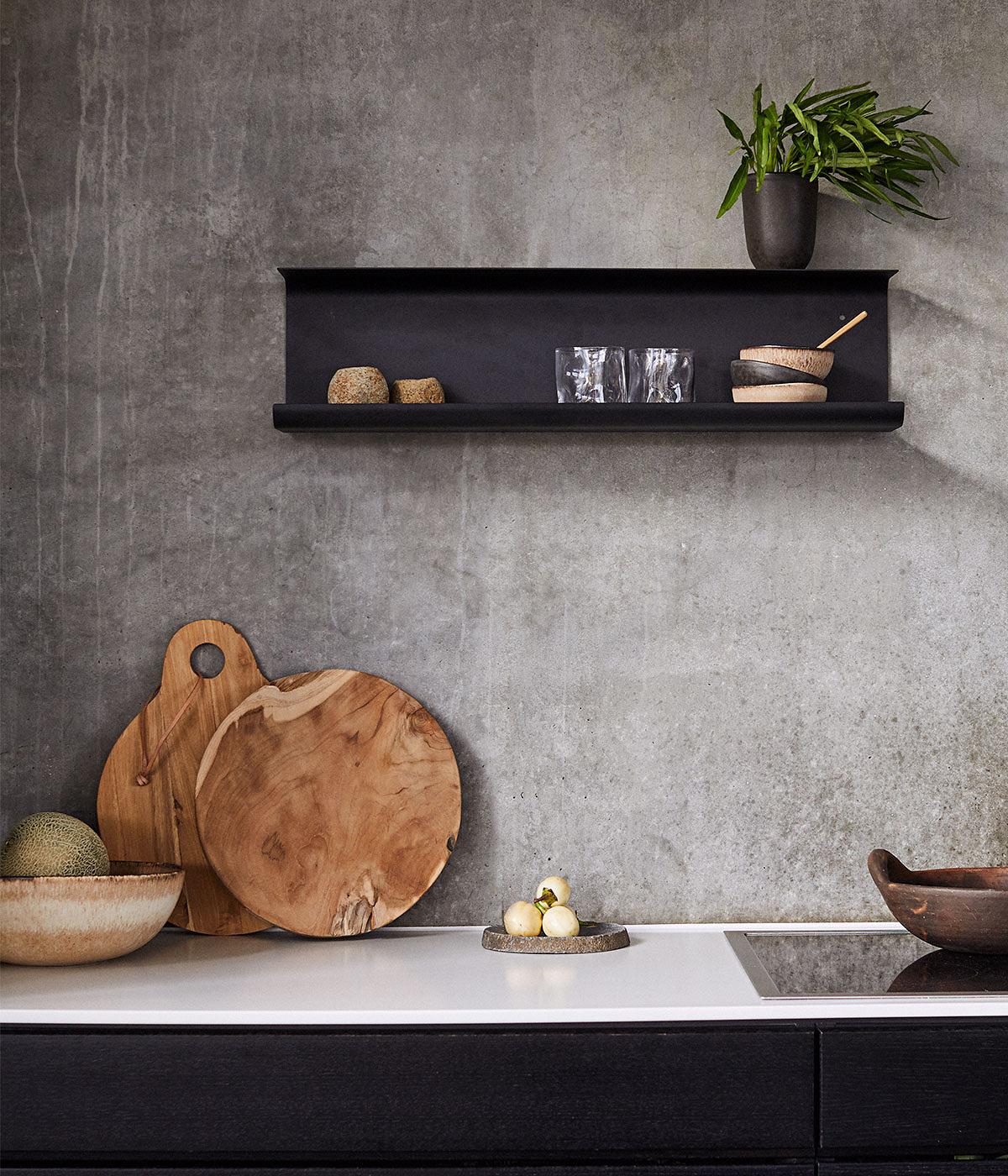 Shelf Dublin W70 - Black