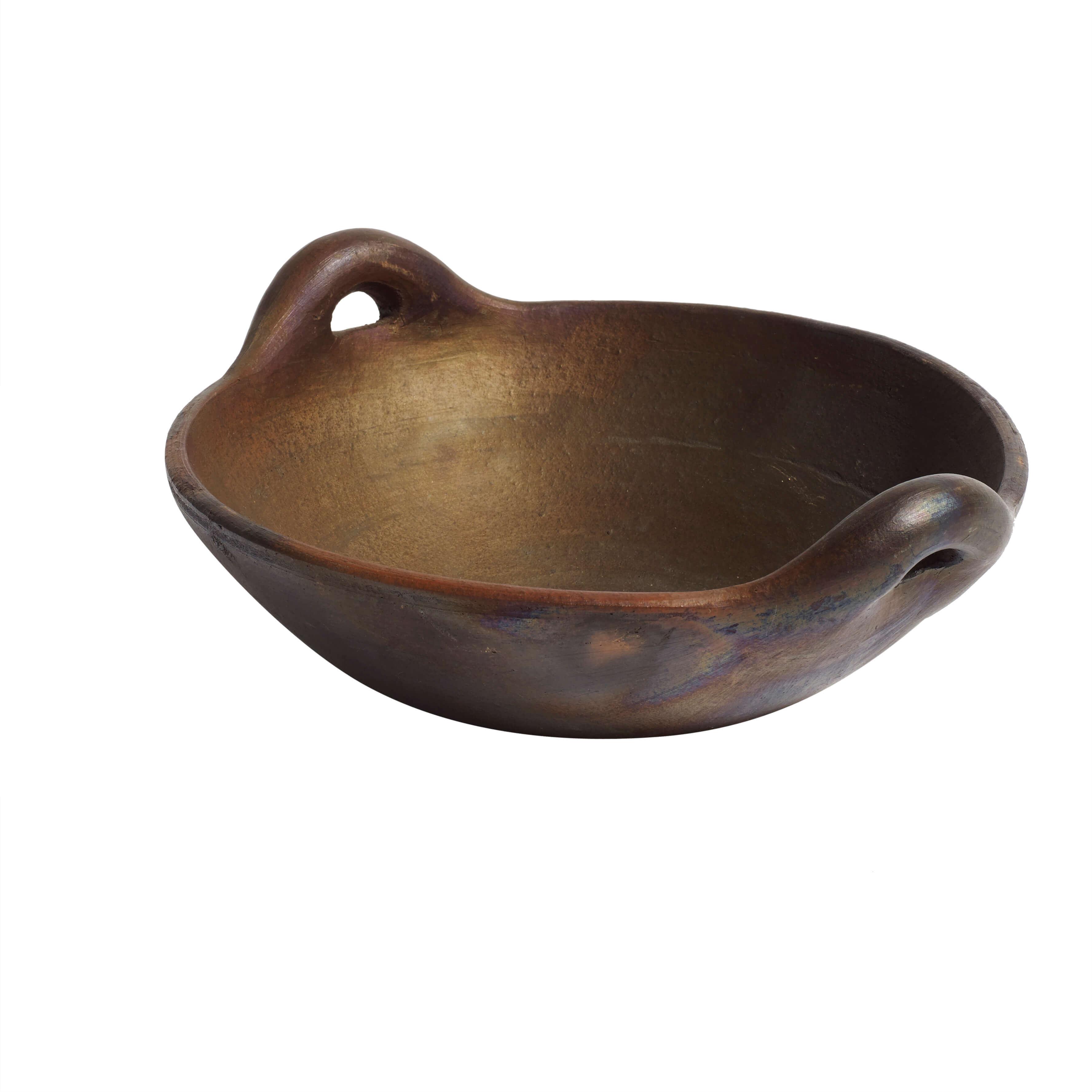 Bowl w. handles Hazel L - Brown/Black
