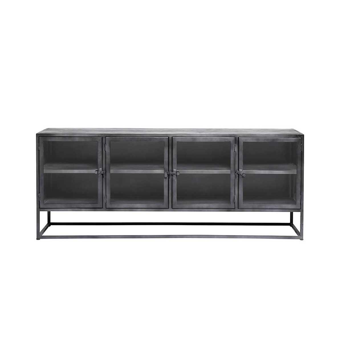 Sideboard 4-Door Boston - Black