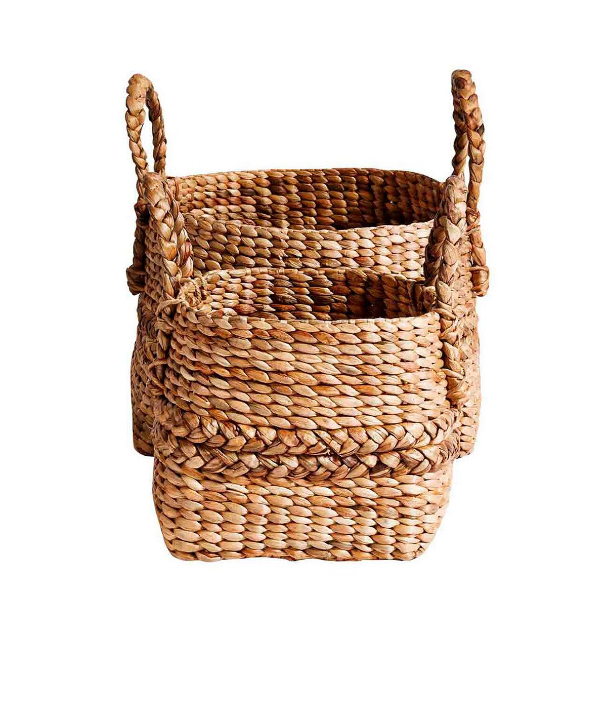 Basket Handle - Natural - S/2