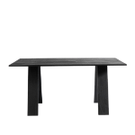 Dining table Angle, Oak Black stained/oil