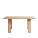 Dining table Angle, Oak Natural/white oil