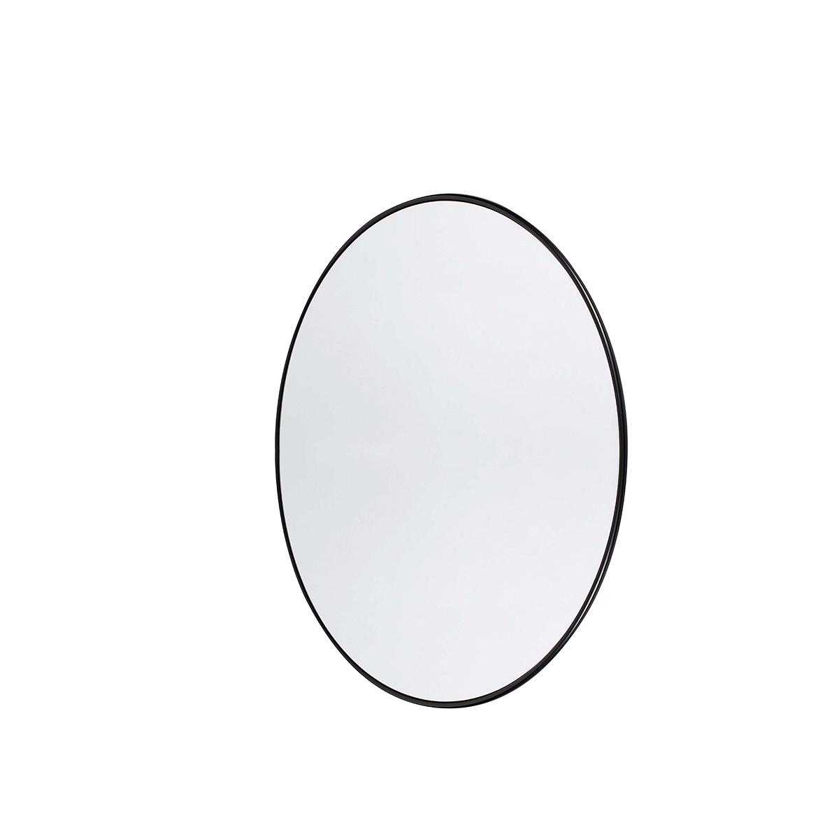 Wall mirror round Copenhagen S - Black