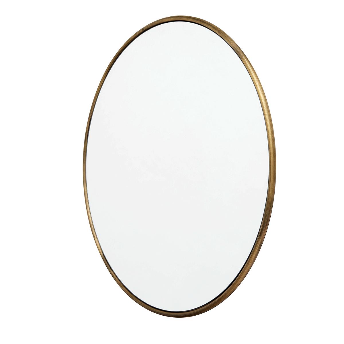 Wall mirror round Copenhagen S - Antique brass