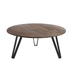 Coffee table Space Smoked Ø90 - Smoked