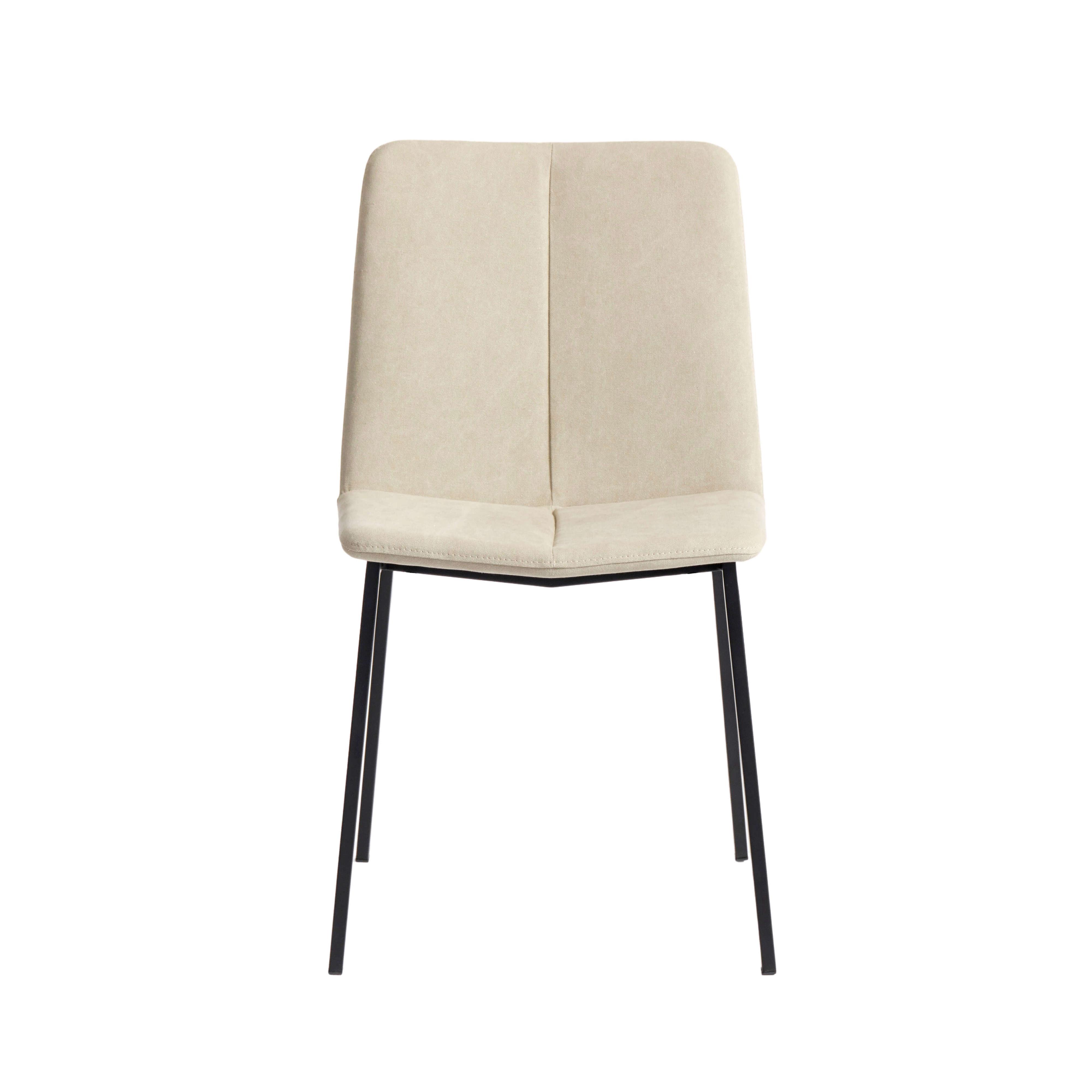 Dining chair Chamfer - Desert/Black